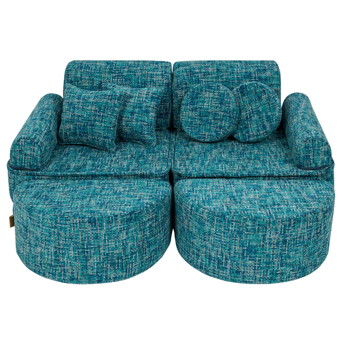 Medium Modular Sofa for Kids - Lagoon Blue Plus