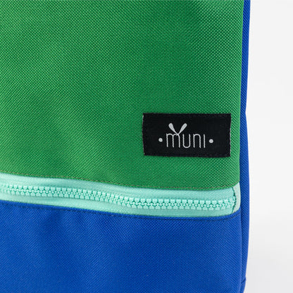 Sac à dos imperméable pour enfants - Vert et bleu 