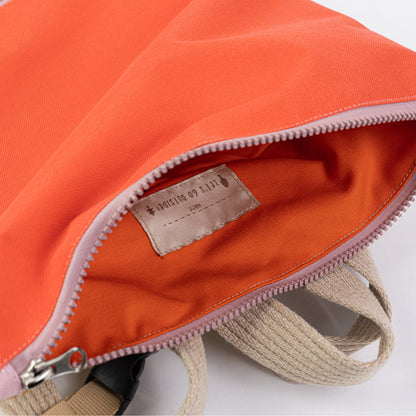 Sac à dos imperméable pour enfants - Orange et jaune 