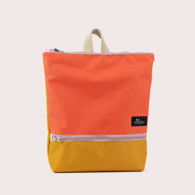 Sac à dos imperméable pour enfants - Orange et jaune 