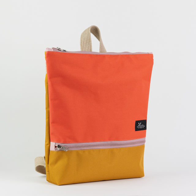 Sac à dos imperméable pour enfants - Orange et jaune 