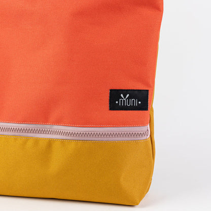 Sac à dos imperméable pour enfants - Orange et jaune 