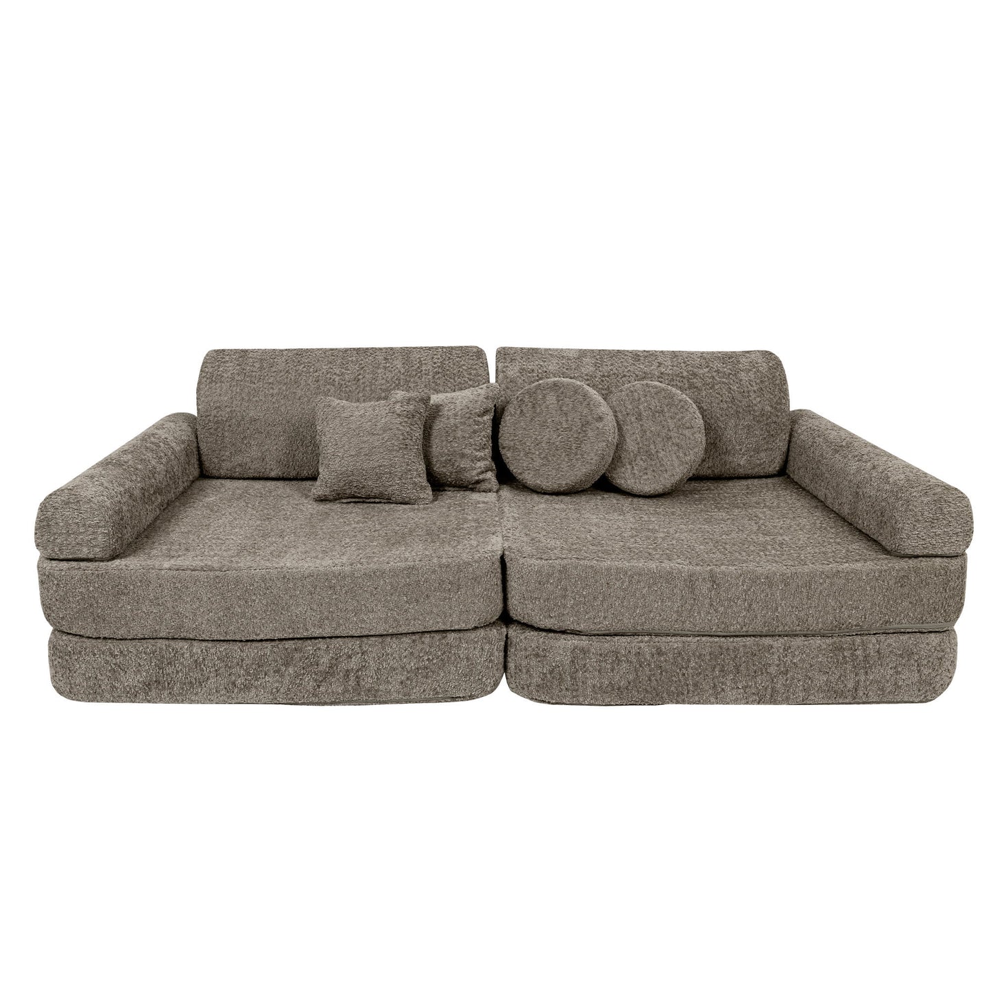 Modular Sofa for Kids - Premium Boucle, Tan Beige