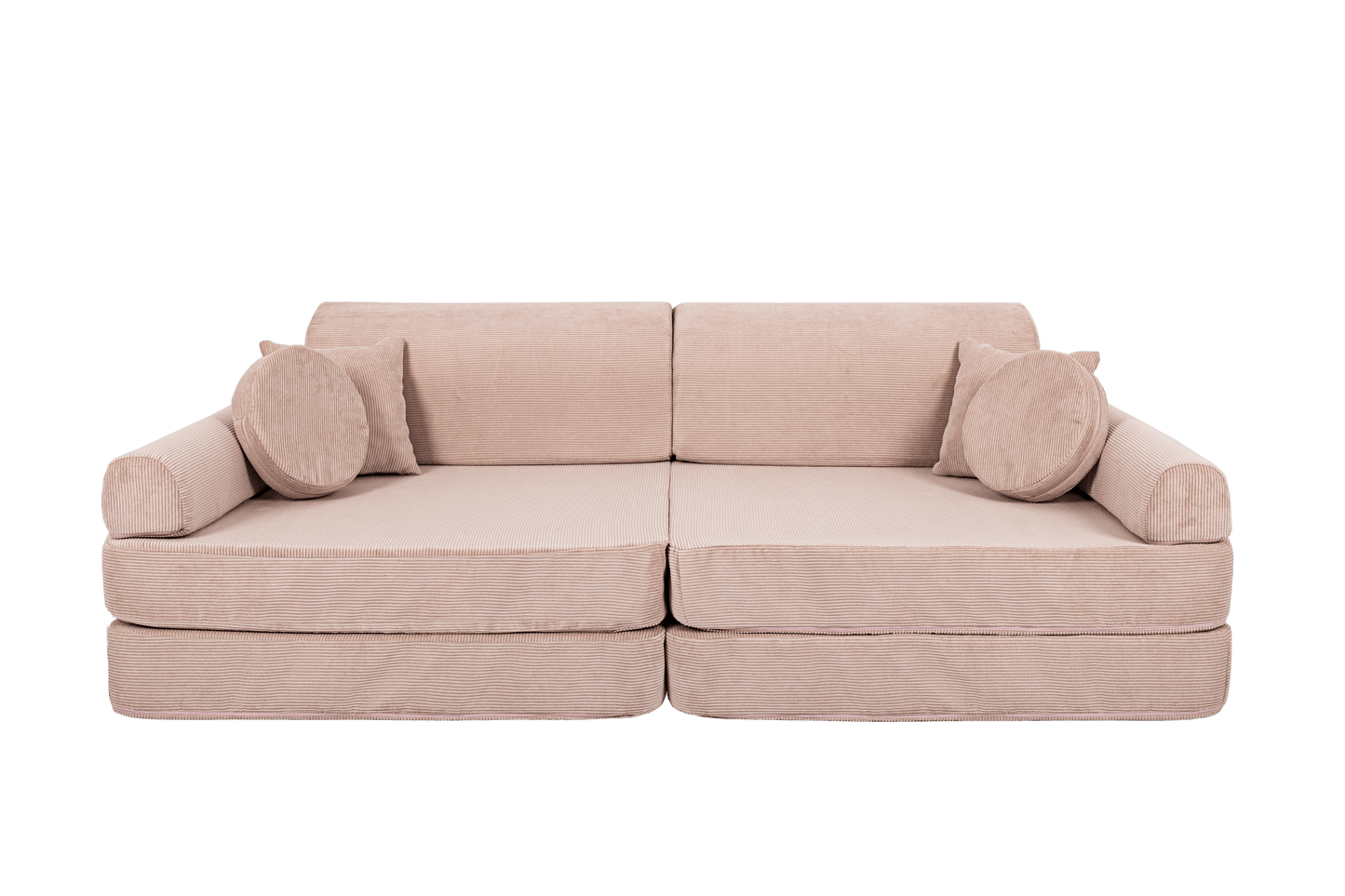 Modular Sofa for Kids - Slimcord Corduroy Pink