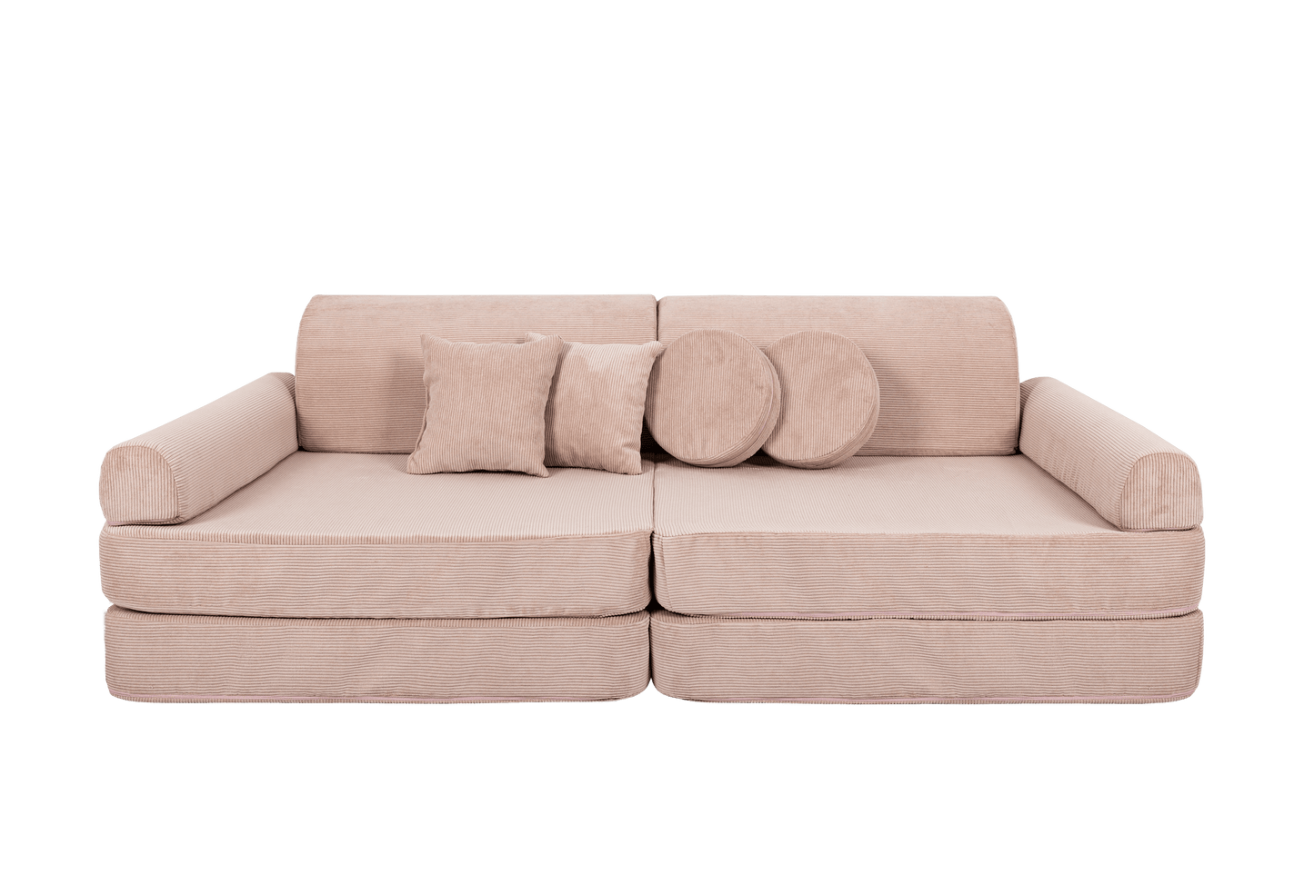 Modular Sofa for Kids - Slimcord Corduroy Pink