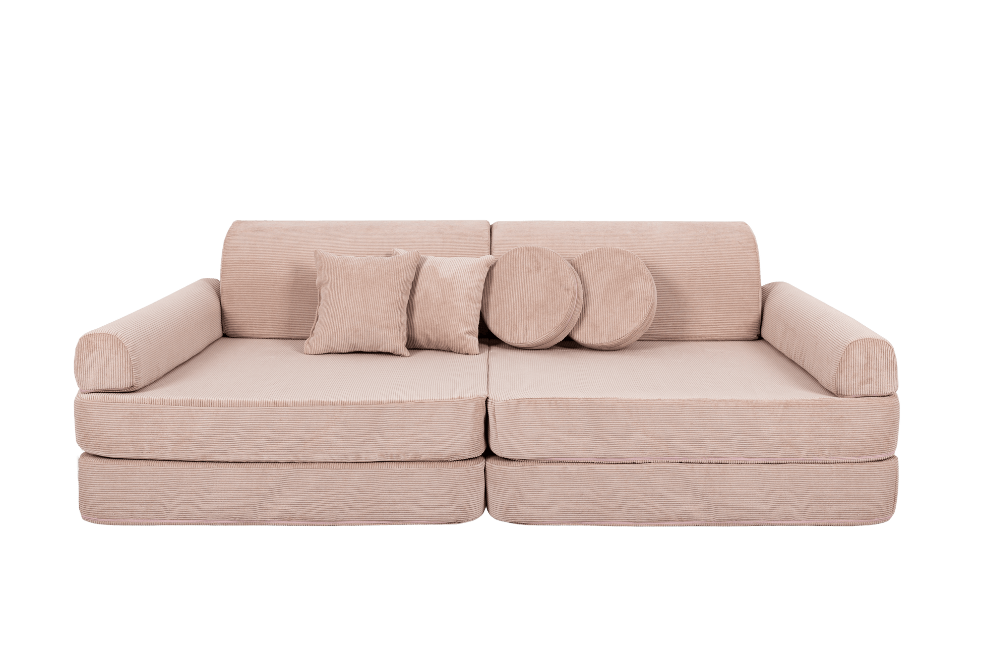 Modular Sofa for Kids - Slimcord Corduroy Pink