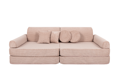 Modular Sofa for Kids - Slimcord Corduroy Pink