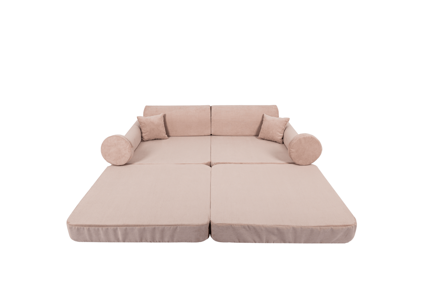 Modular Sofa for Kids - Slimcord Corduroy Pink