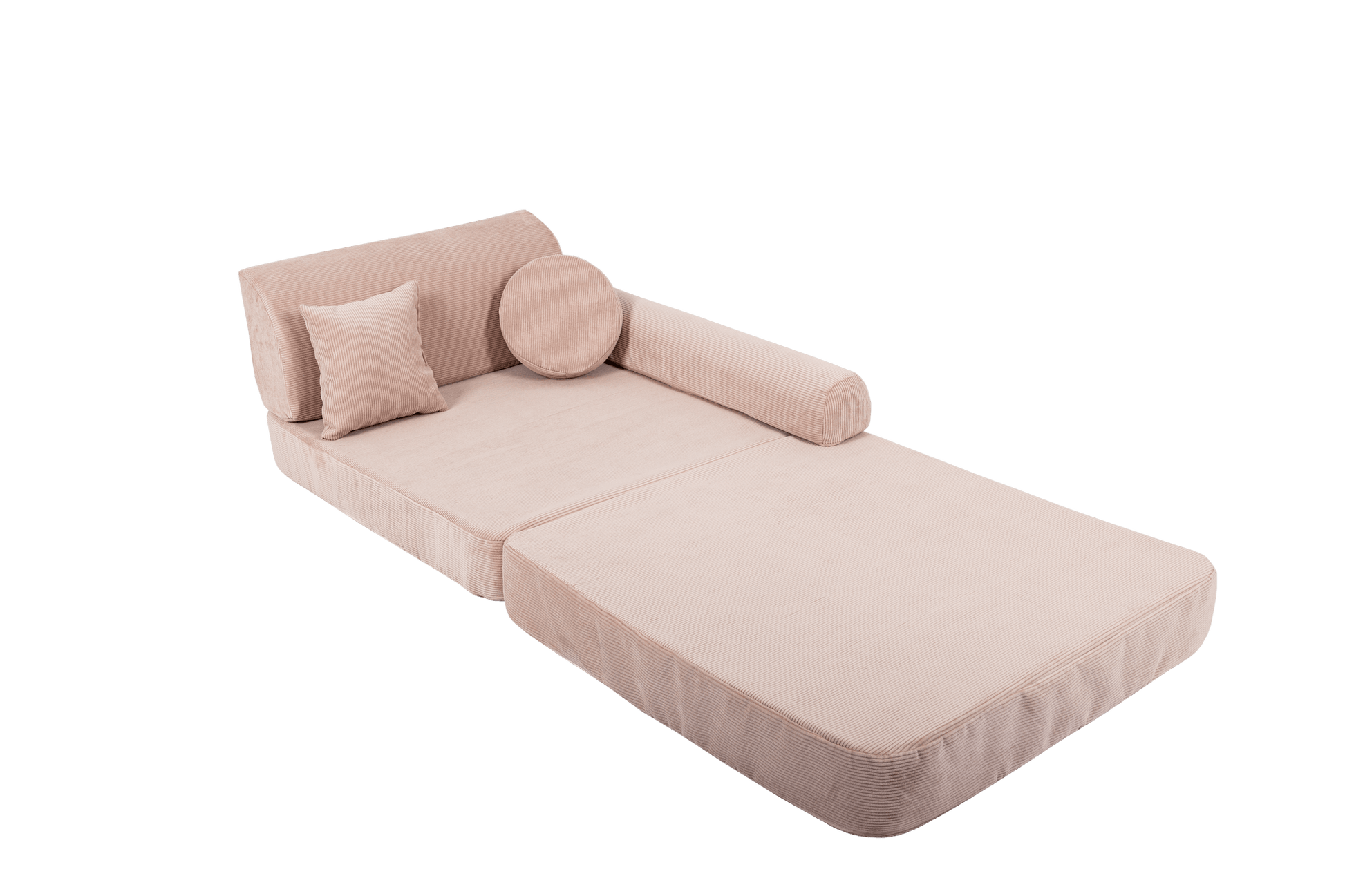 Modular Sofa for Kids - Slimcord Corduroy Pink