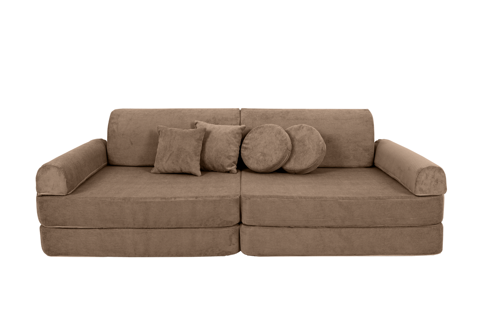 Modular Sofa for Kids - Slimcord Corduroy Brown