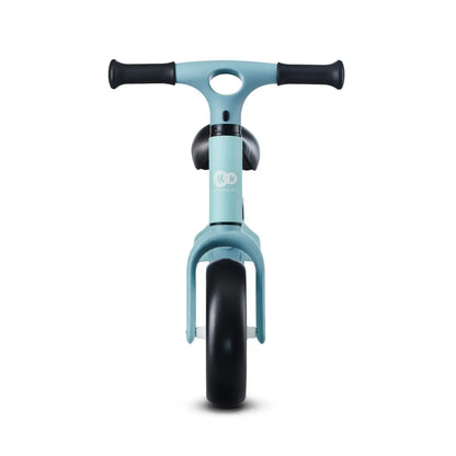 A lightweight TOVE balance bike with puncture-resistant foam wheels, adjustable seat, and two carry handles for children aged 18 months and up.