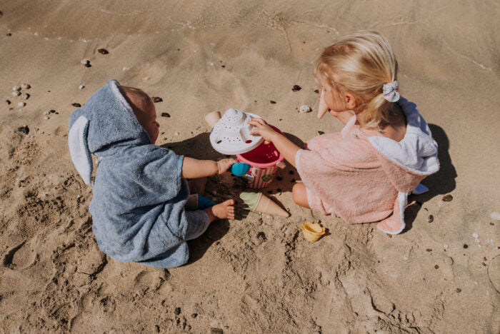 Kurzarm-Poncho KANINCHEN - Für KLEINKINDER