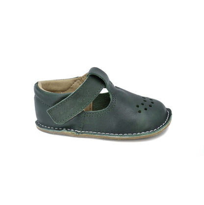 Chaussures Enfant en Cuir Lusti - Vert Foncé