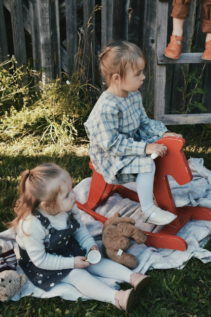 Leren kinderschoenen Lusti - Natuurlijk wit