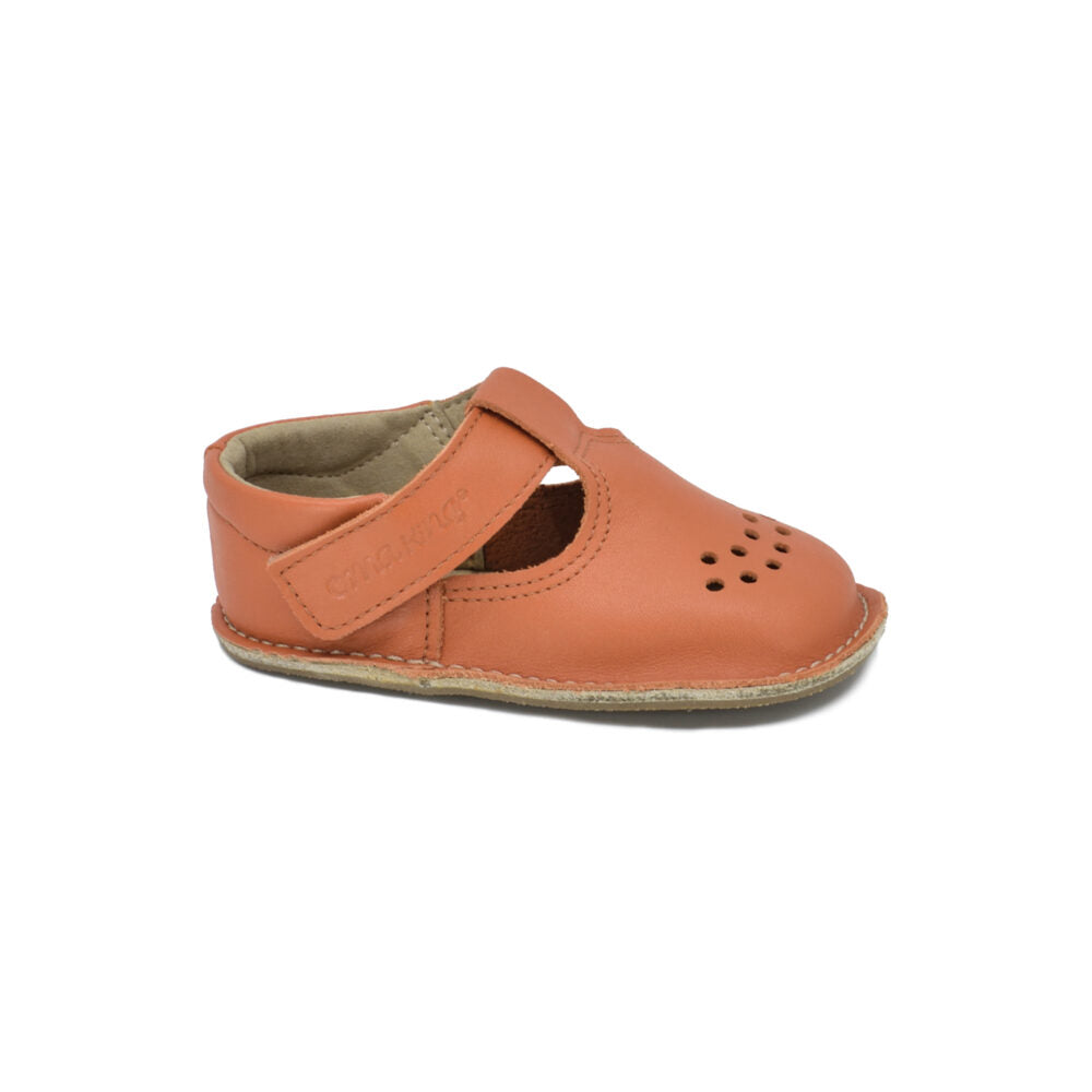 Leder Kinderschuhe Lusti - Orange