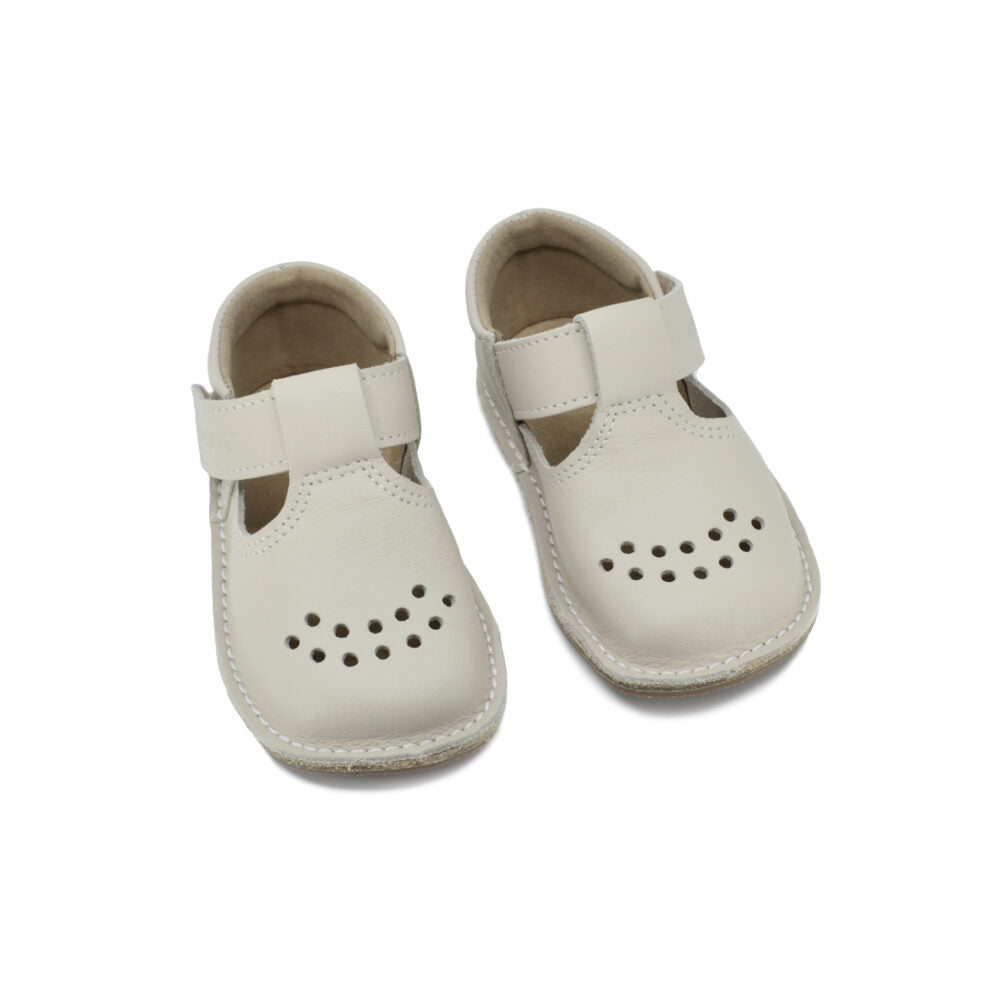 Chaussures Enfant en Cuir Lusti - Blanc Naturel