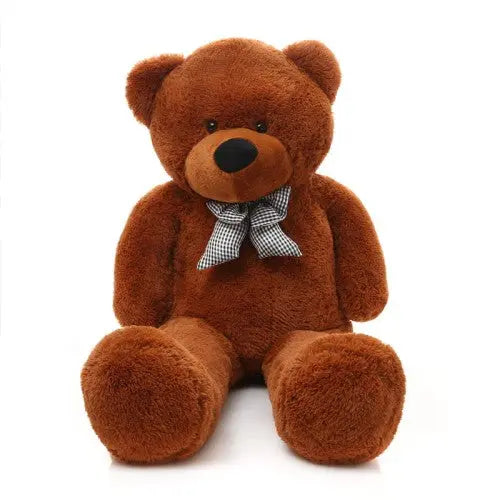 A 180 cm Giant Teddy Bear, crafted from soft fur, with a bow, ideal for safe hugging. EU safety certified, washable, and a lasting friend for joyful moments.