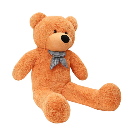 A 180 cm Giant Teddy Bear with a bow tie, made of soft fur. EU safety certified, washable, and crafted for safe hugging. Ideal for gifts, birthdays, and cuddly moments.