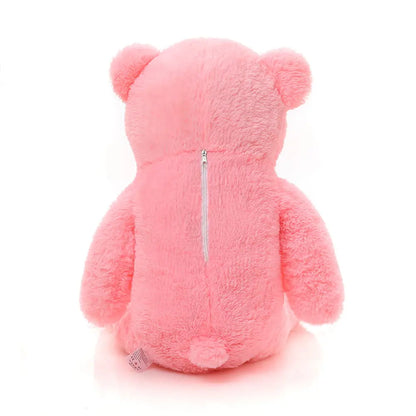 A 180 cm Giant Teddy bear with a zipper, crafted from soft fur for safe hugging. EU safety certified, washable, and a lasting friend for joyful cuddles.