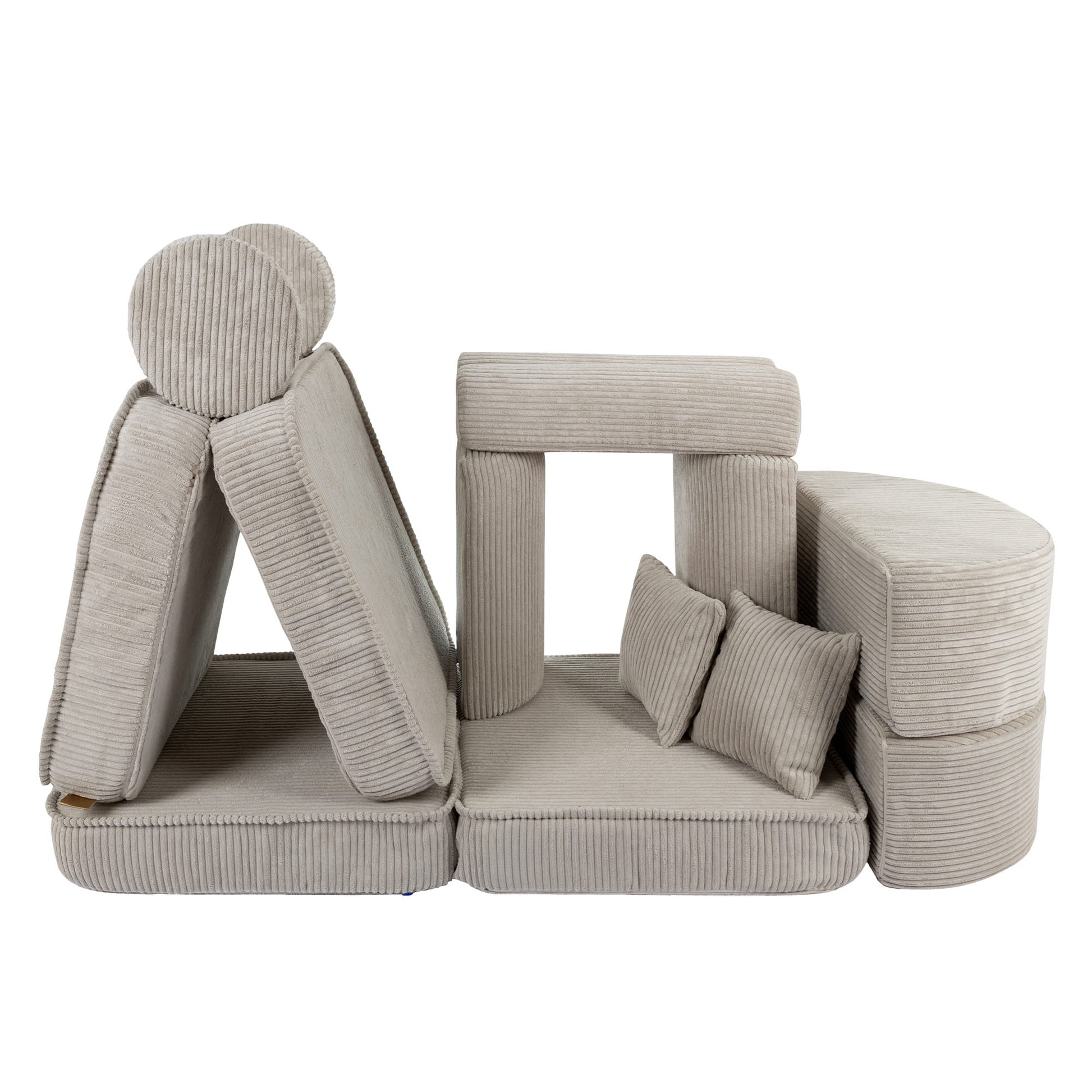 Medium Modular Sofa for Kids - Aesthetic Ecru Plus