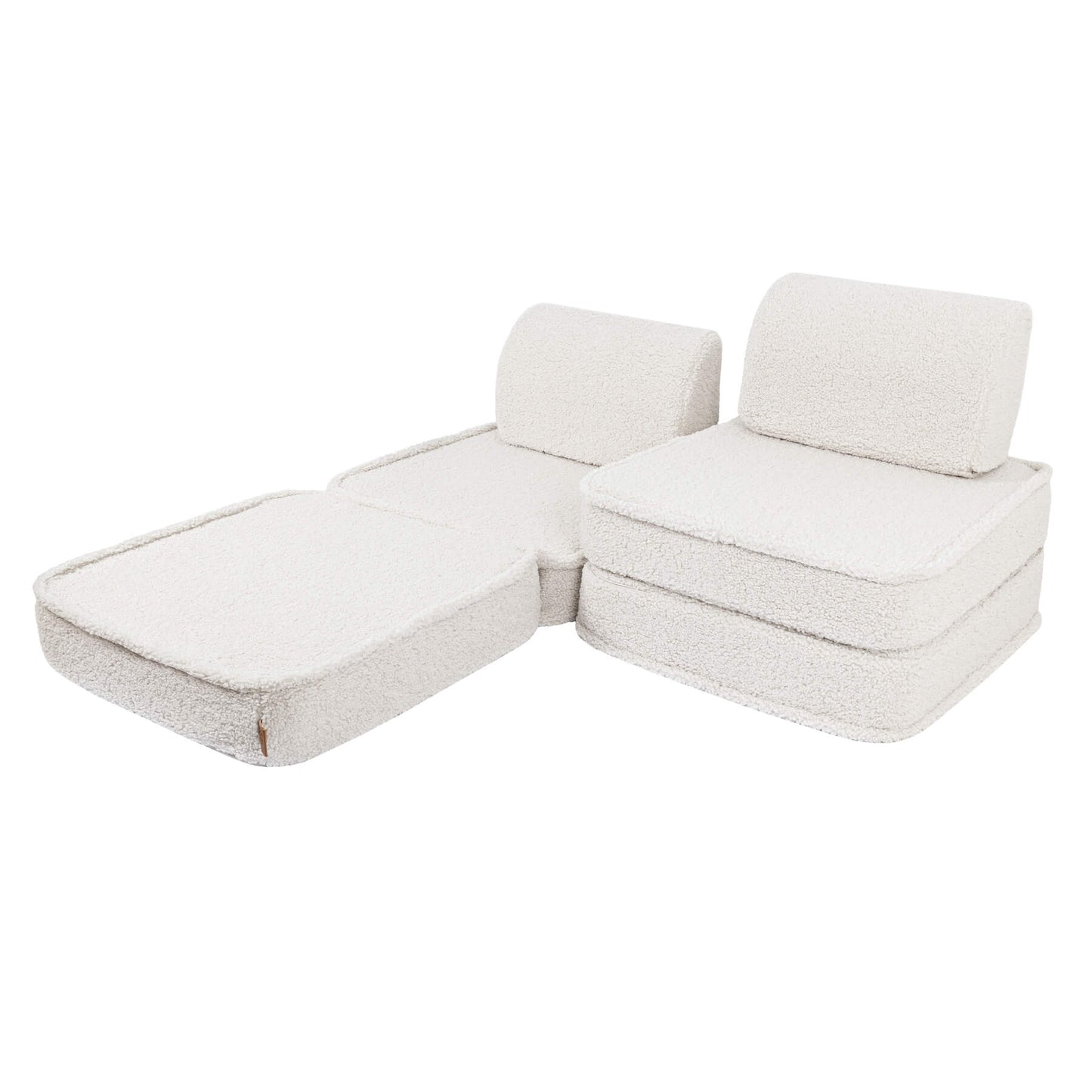 Small Modular Sofa for Kids - Bearly Cream