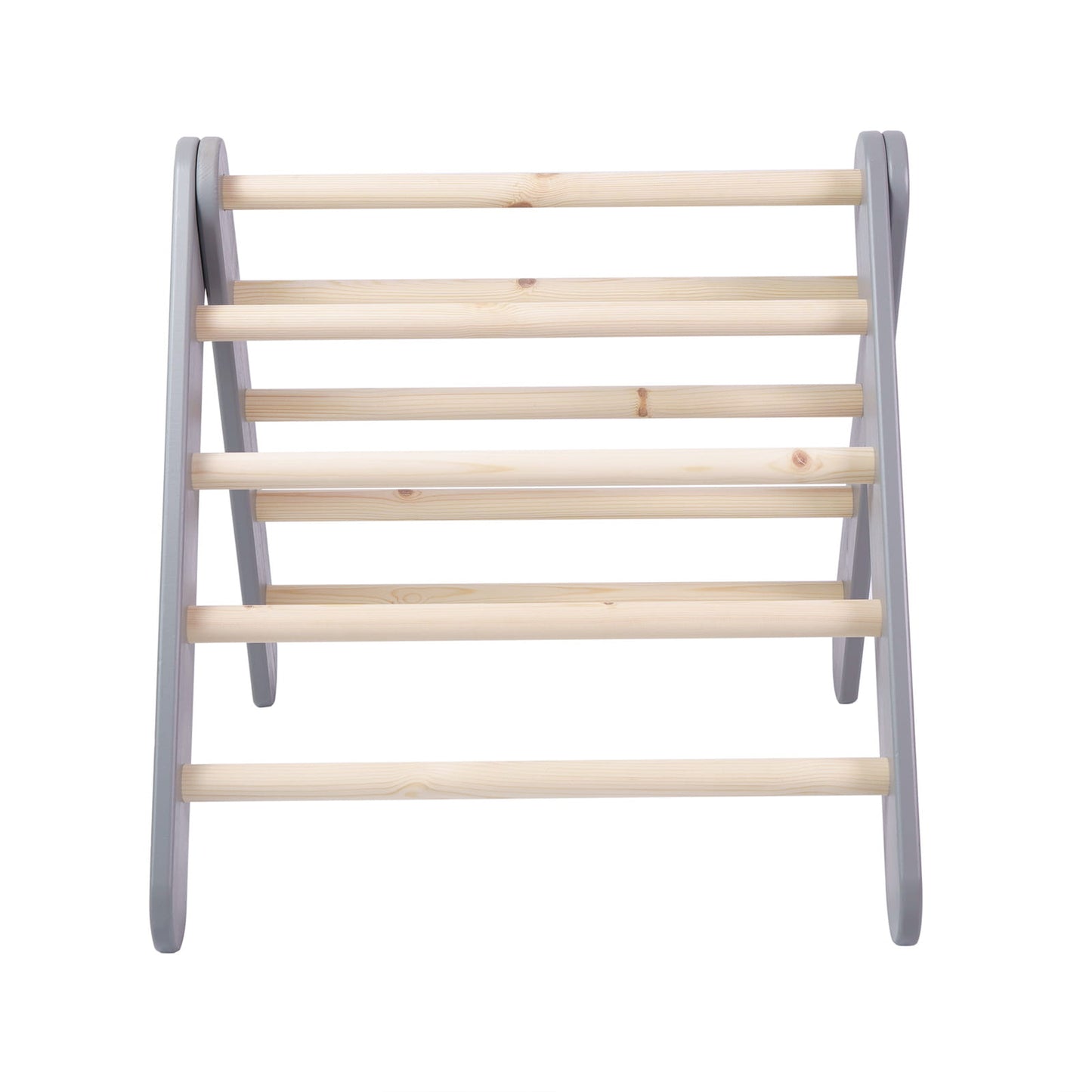 Large Wooden Pikler Ladder - Gray