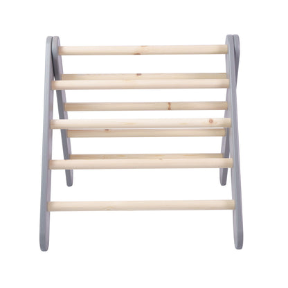 Large Wooden Pikler Ladder - Gray