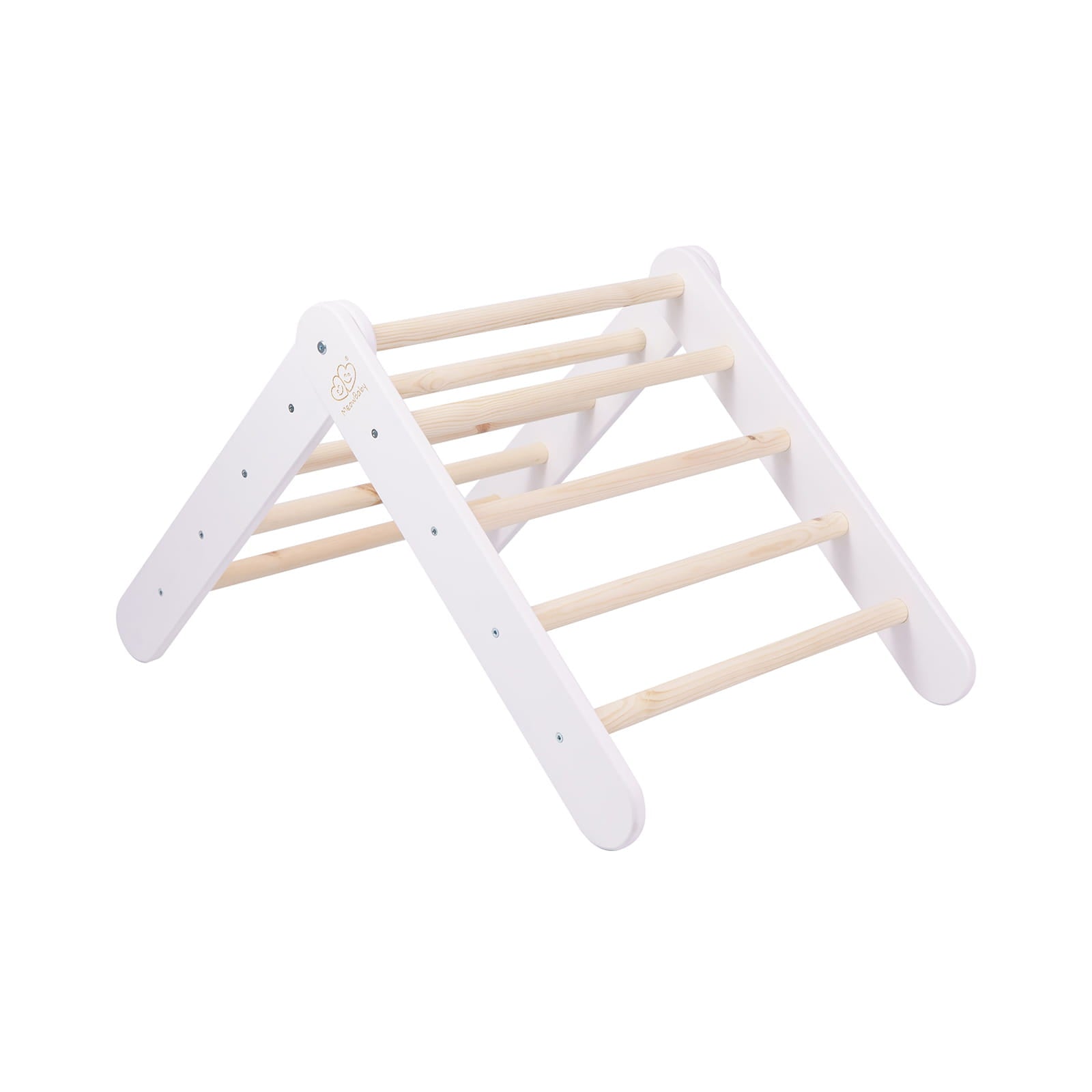 Large Wooden Pikler Ladder - White