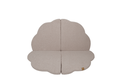 Play Mat for Kids - Cloud Shaped Bearly Light Grey