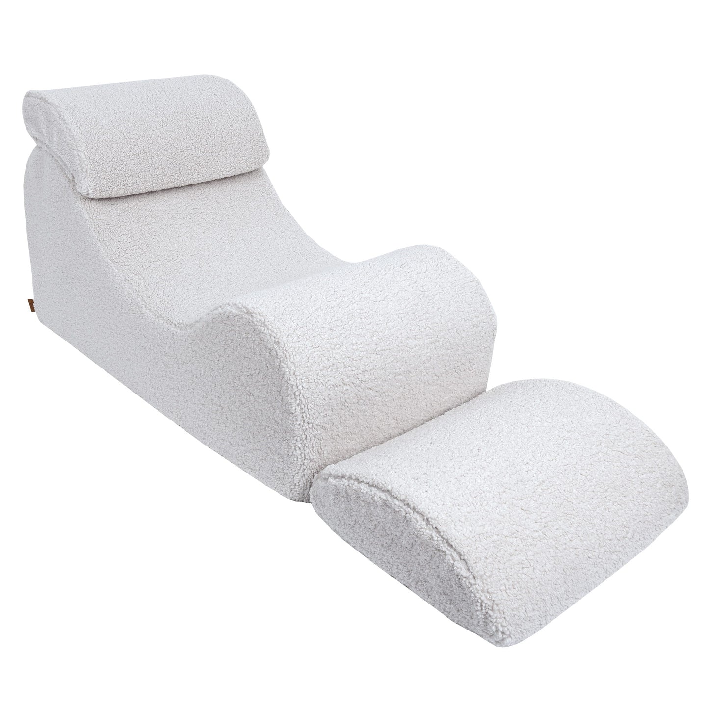 Wave Lounger - White Bearly