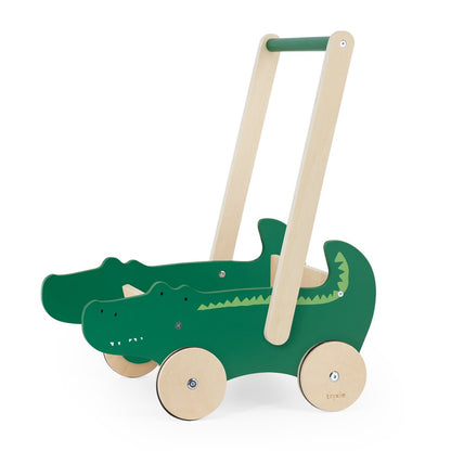 Chariot en bois - M. Crocodile 