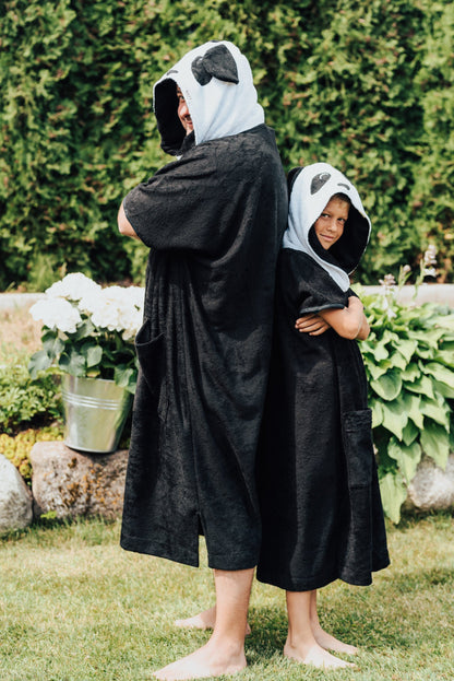 Poncho à manches courtes PANDA - Pour ENFANTS