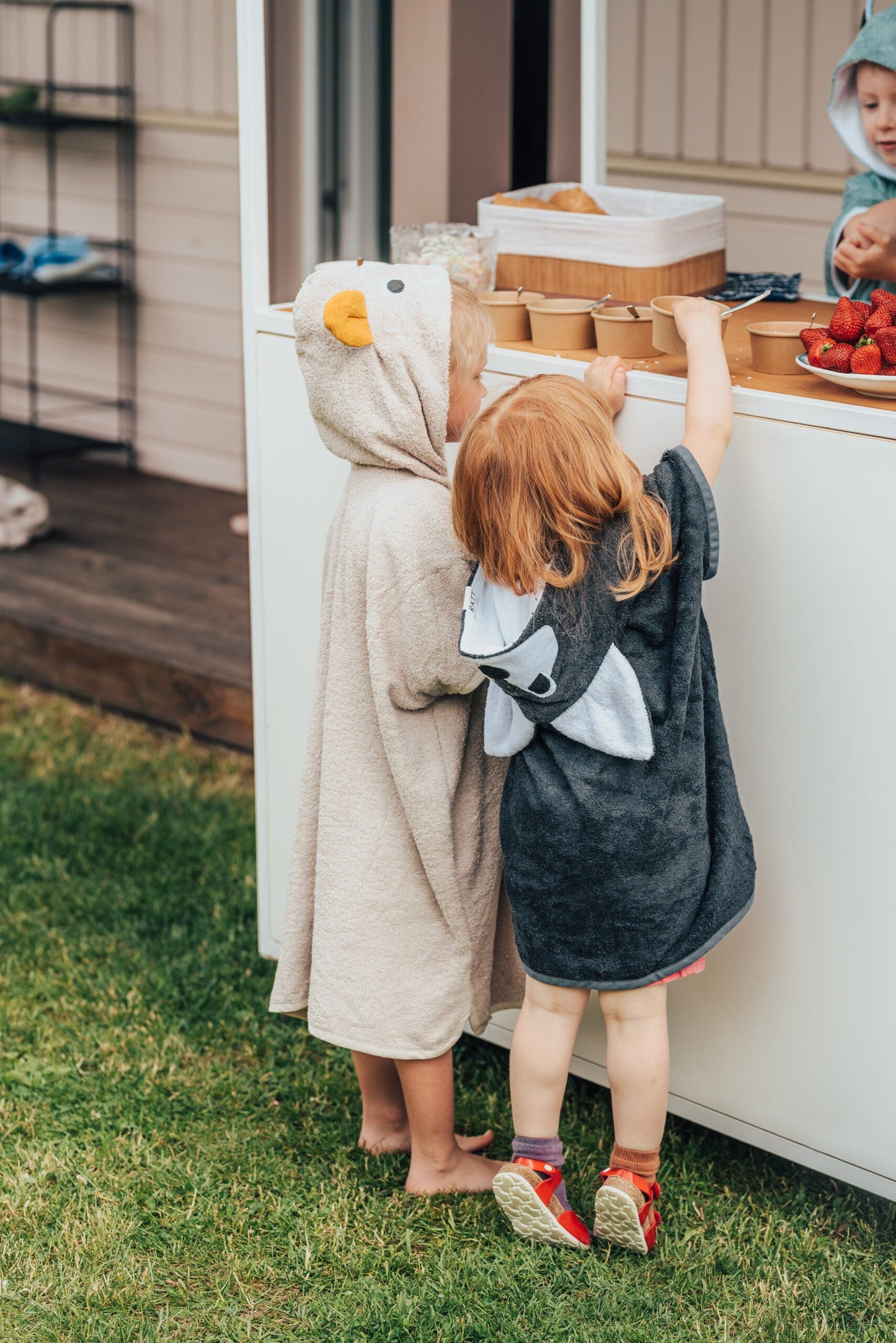 Poncho à manches courtes WOLF - Pour ENFANTS