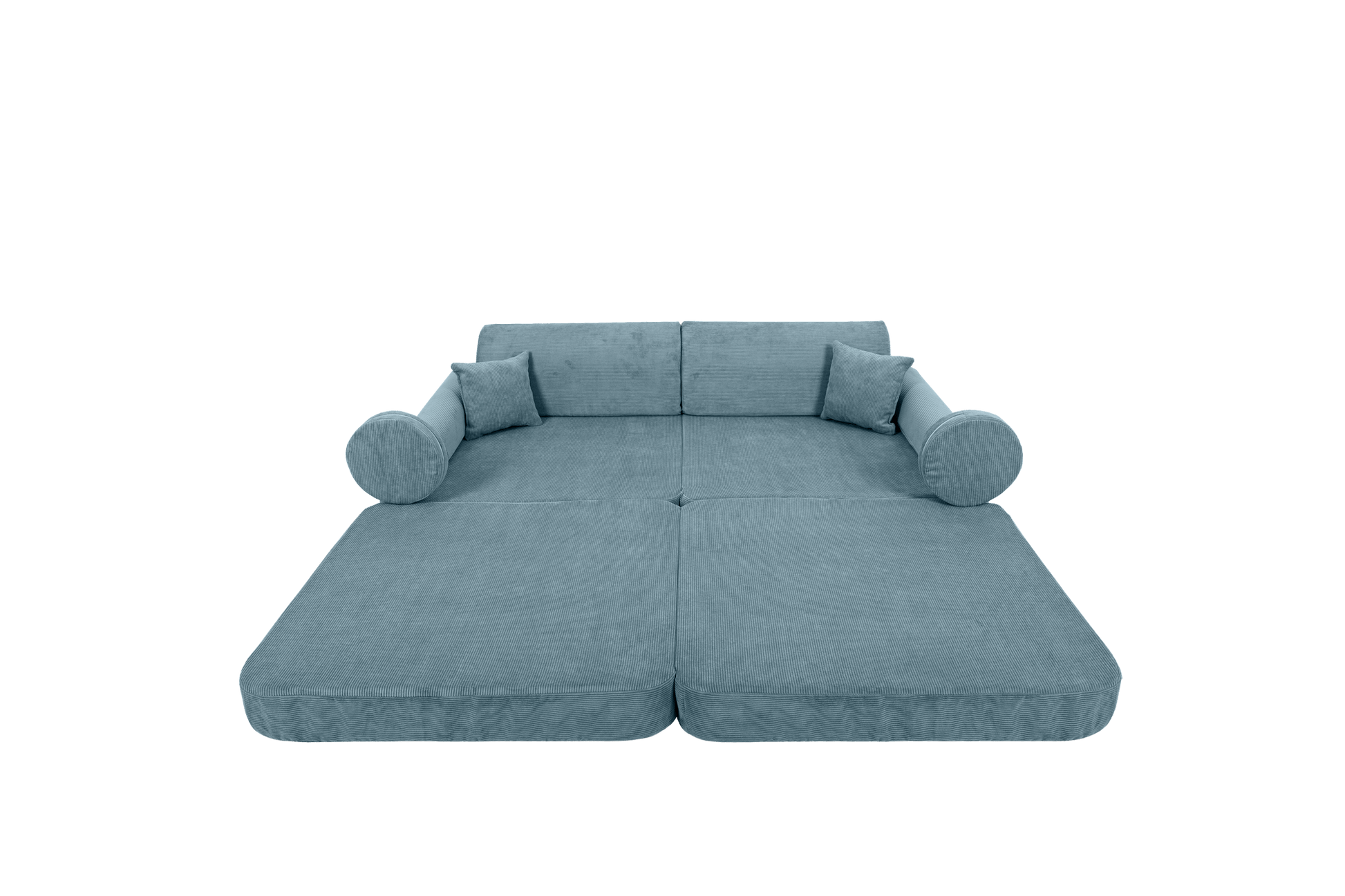 Modular Sofa for Kids - Slimcord Corduroy Turquise