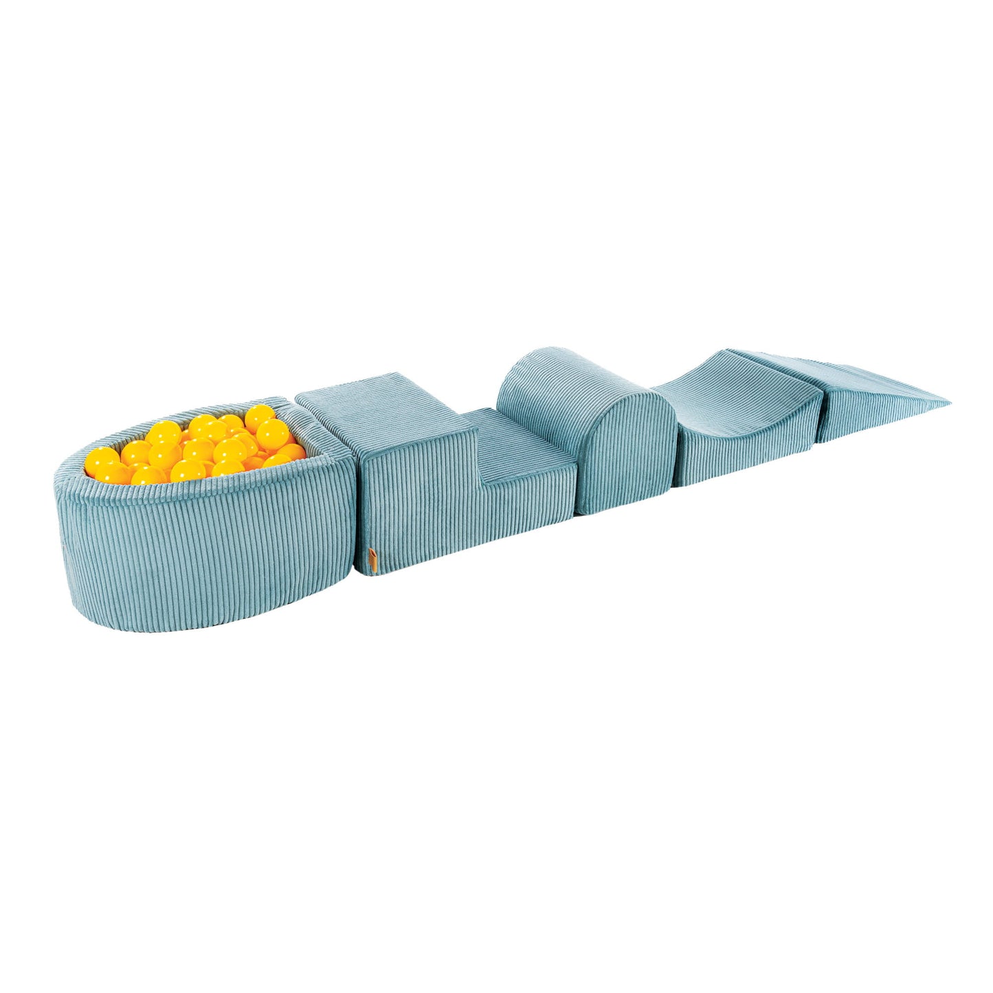 Playset with Small Ball Pit - Turquoise & Yellow