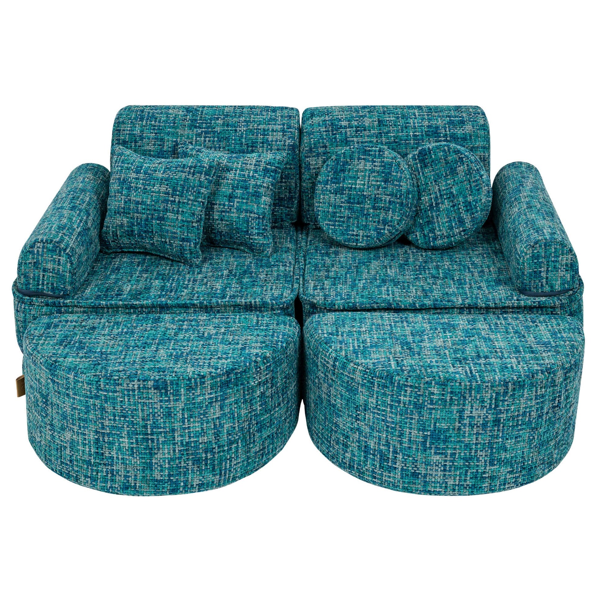 Medium Modular Sofa for Kids - Lagoon Blue Plus