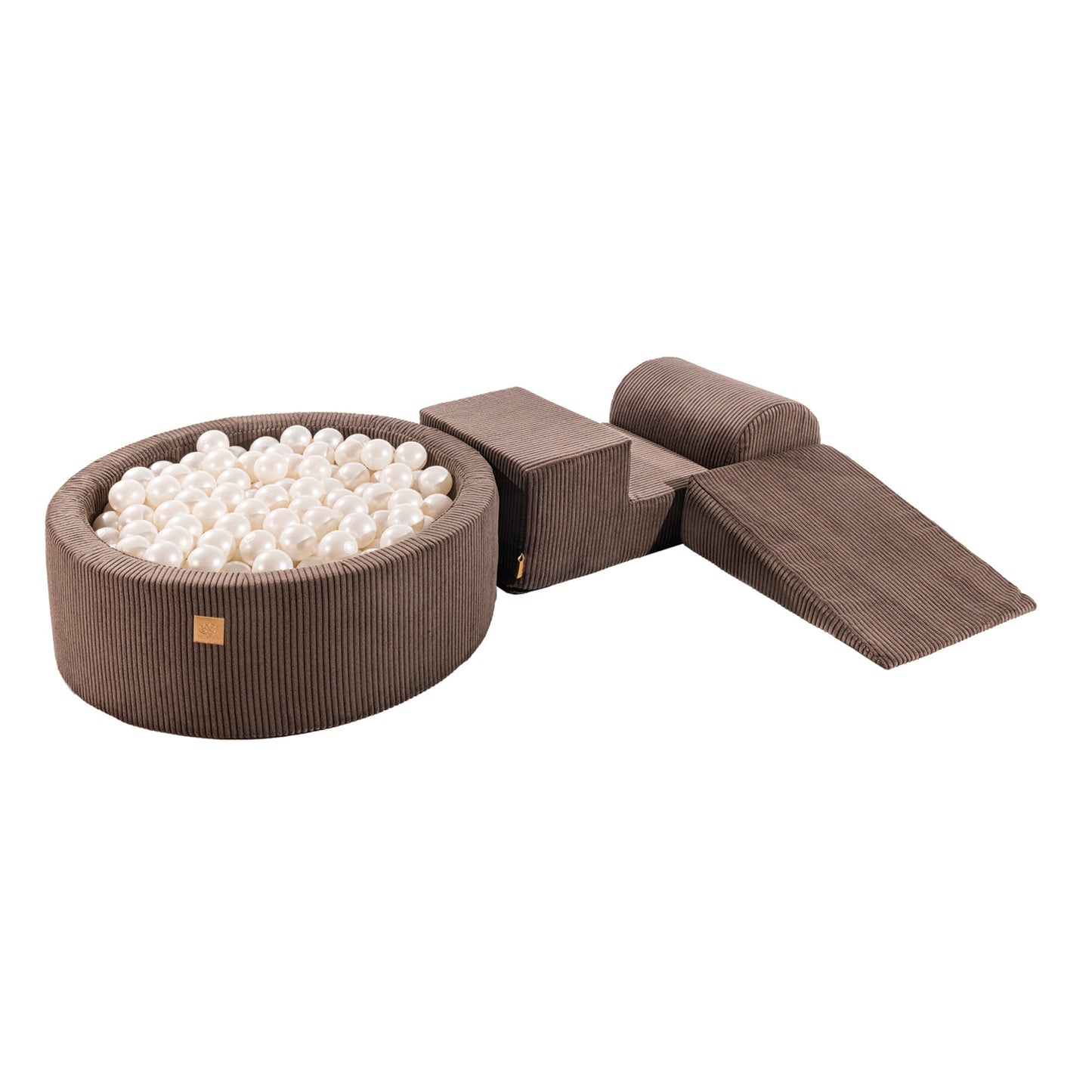 Playset with Ball Pit - Brown & White Pearl